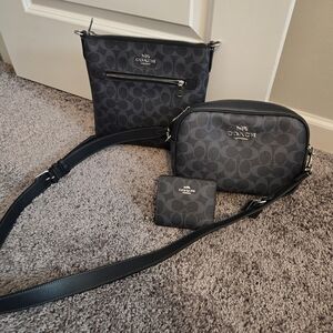 Coach File And Jamie Bags W/Wallet